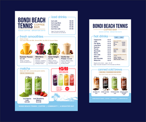 Menu Design by design.picnic for this project | Design: #37731845