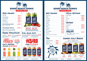 Menu Design by MarkoE for this project | Design #37721265