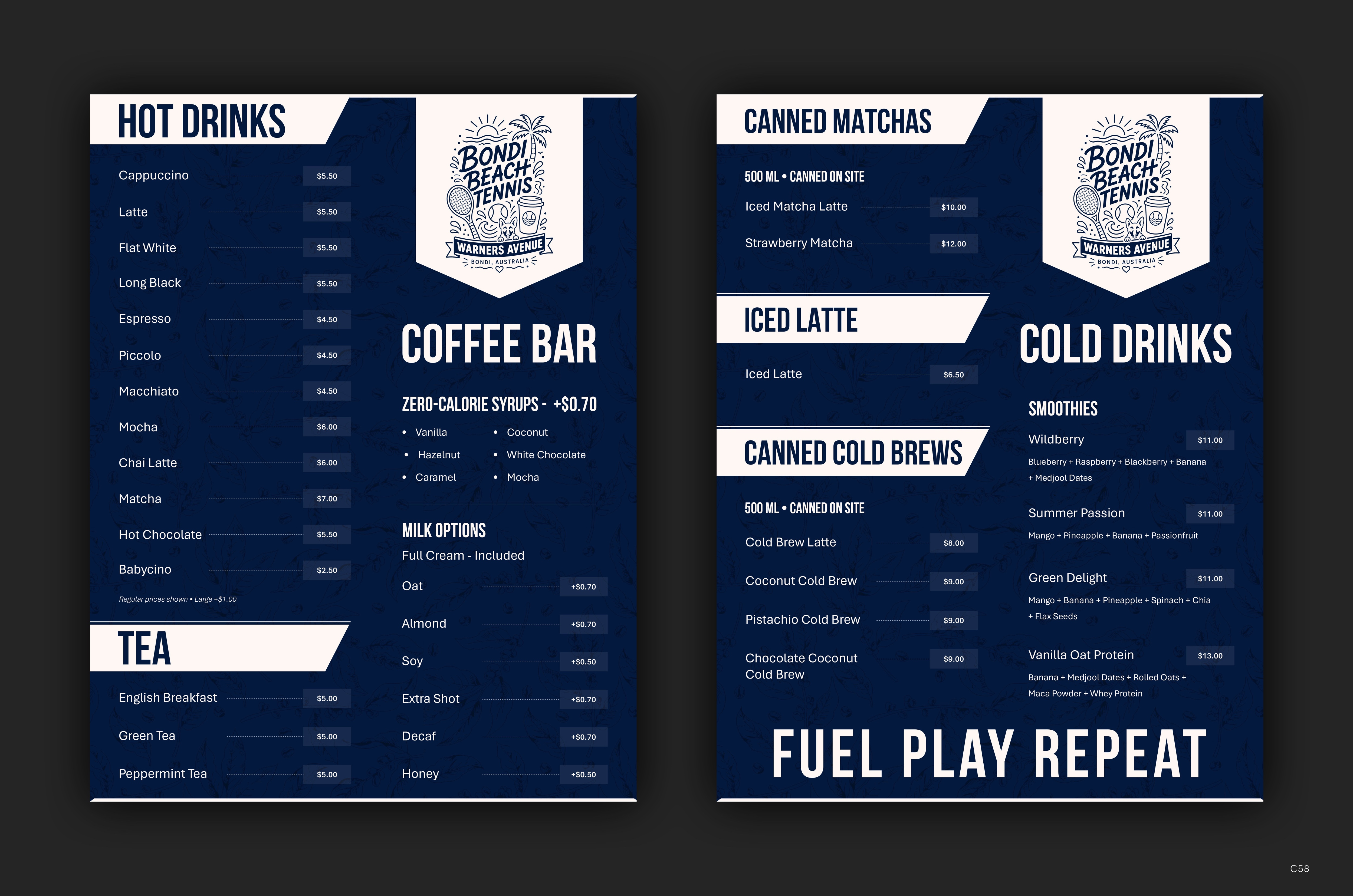Menu Design by pb for this project | Design #37723480