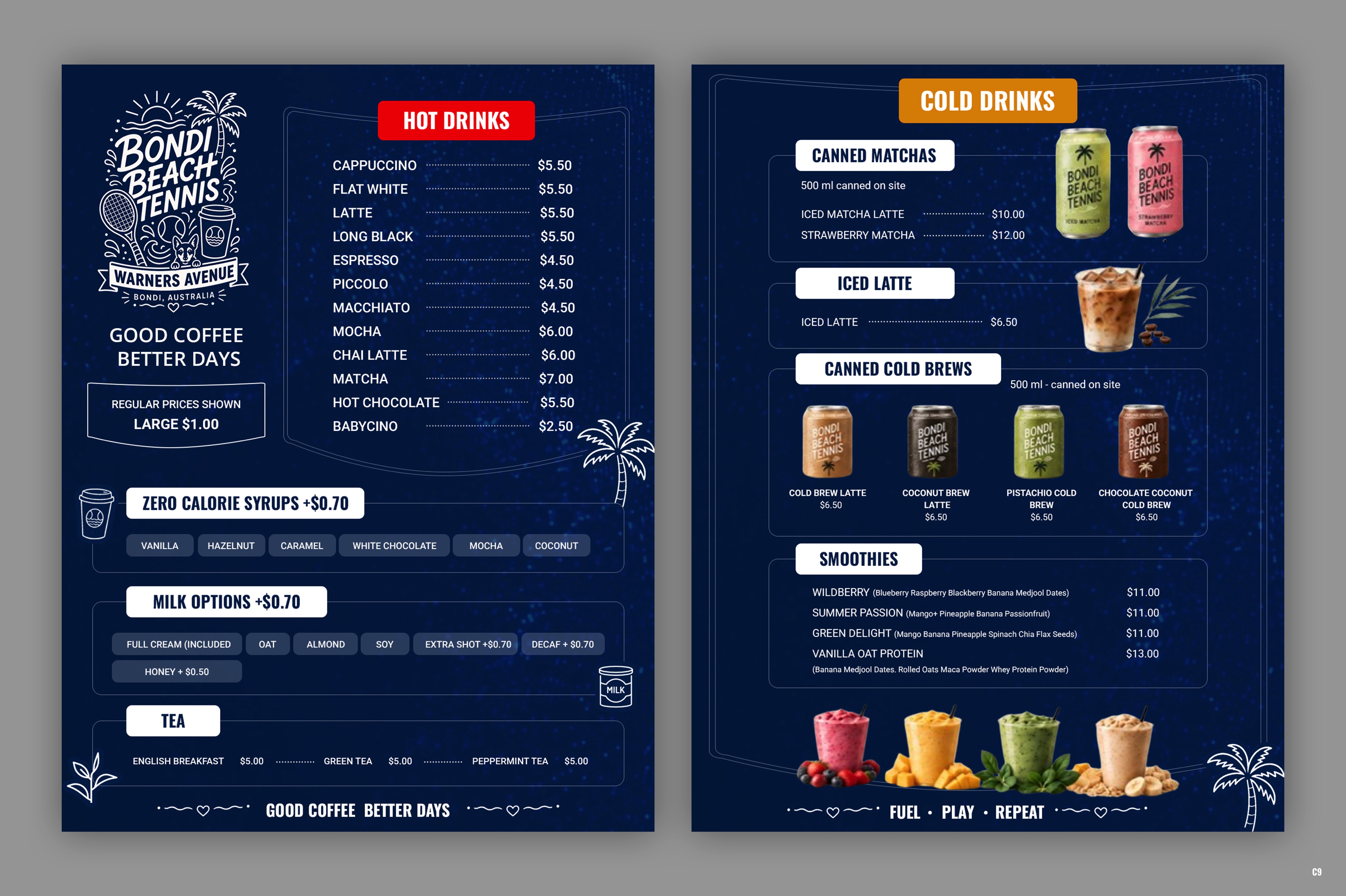 Menu Design by pb for this project | Design #37723481