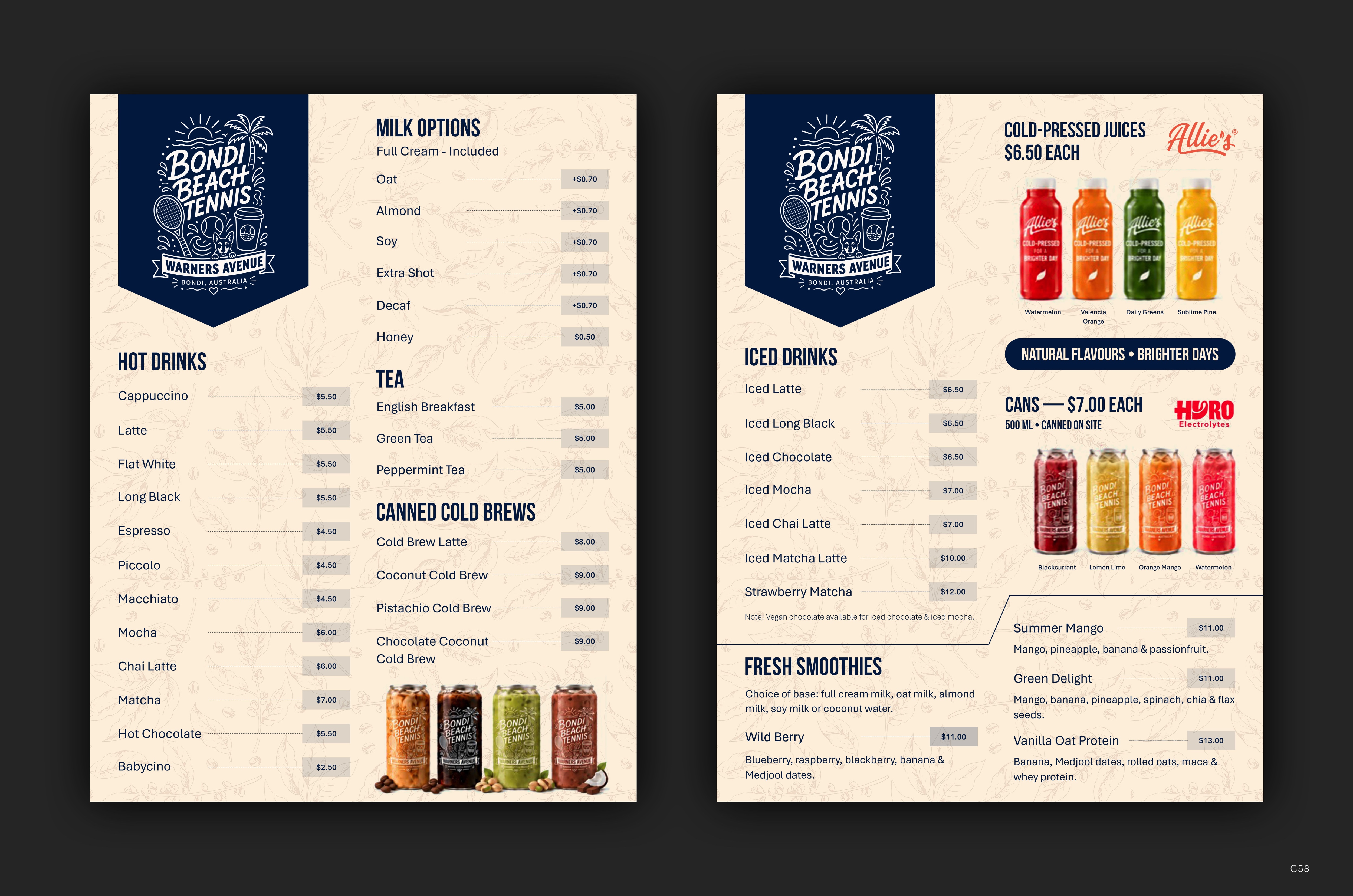 Menu Design by pb for this project | Design #37723482