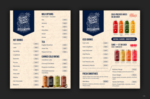 Menu Design by pb for this project | Design: #37723482