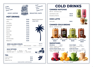 Menu Design by pb for this project | Design: #37723483
