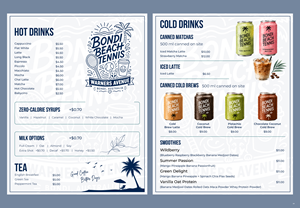 Menu Design by pb for this project | Design: #37723485