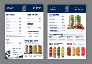 Menu Design by pb for this project | Design: #37723486