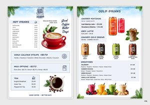 Menu Design by pb for this project | Design: #37726910