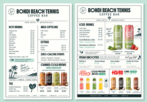 Menu Design by JK18 for this project | Design: #37719994