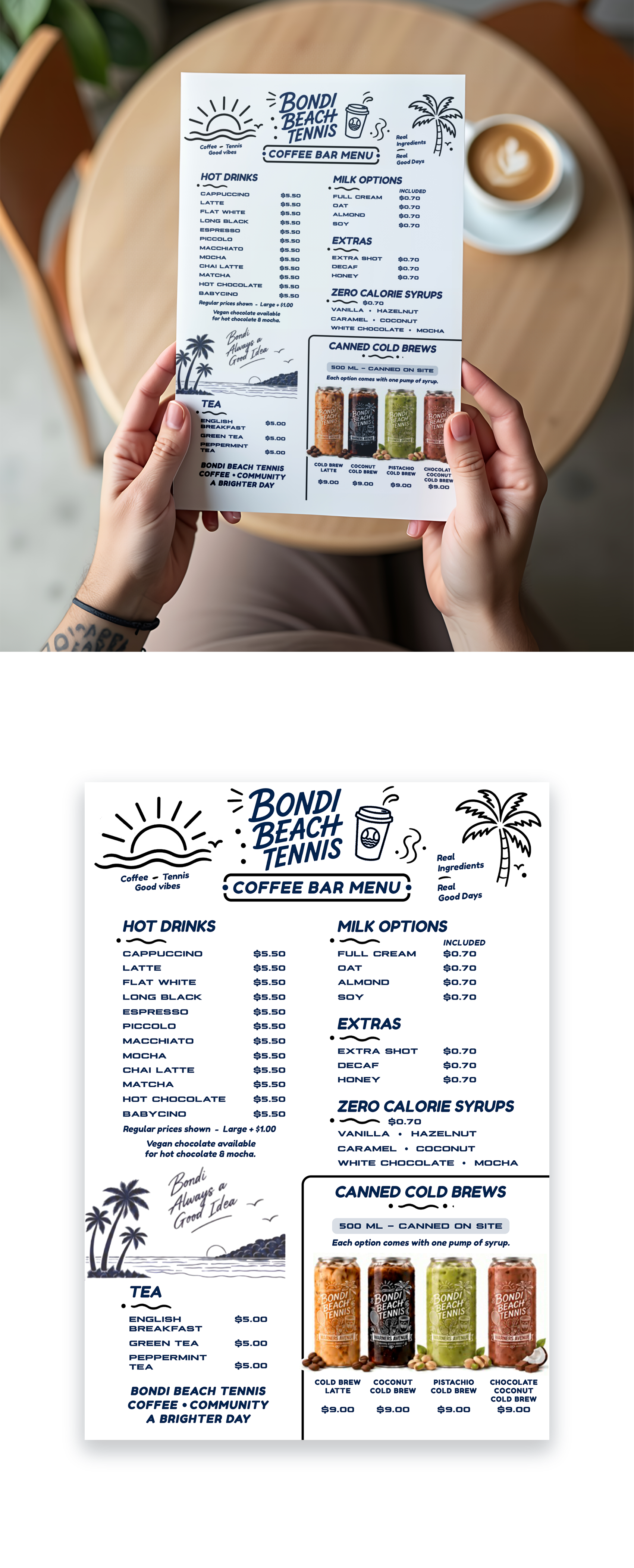 Menu Design by ed_scenery for this project | Design #37727525