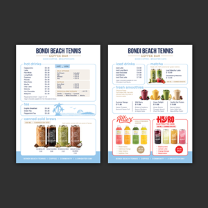 Menu Design by Bidita Saha for this project | Design: #37730748