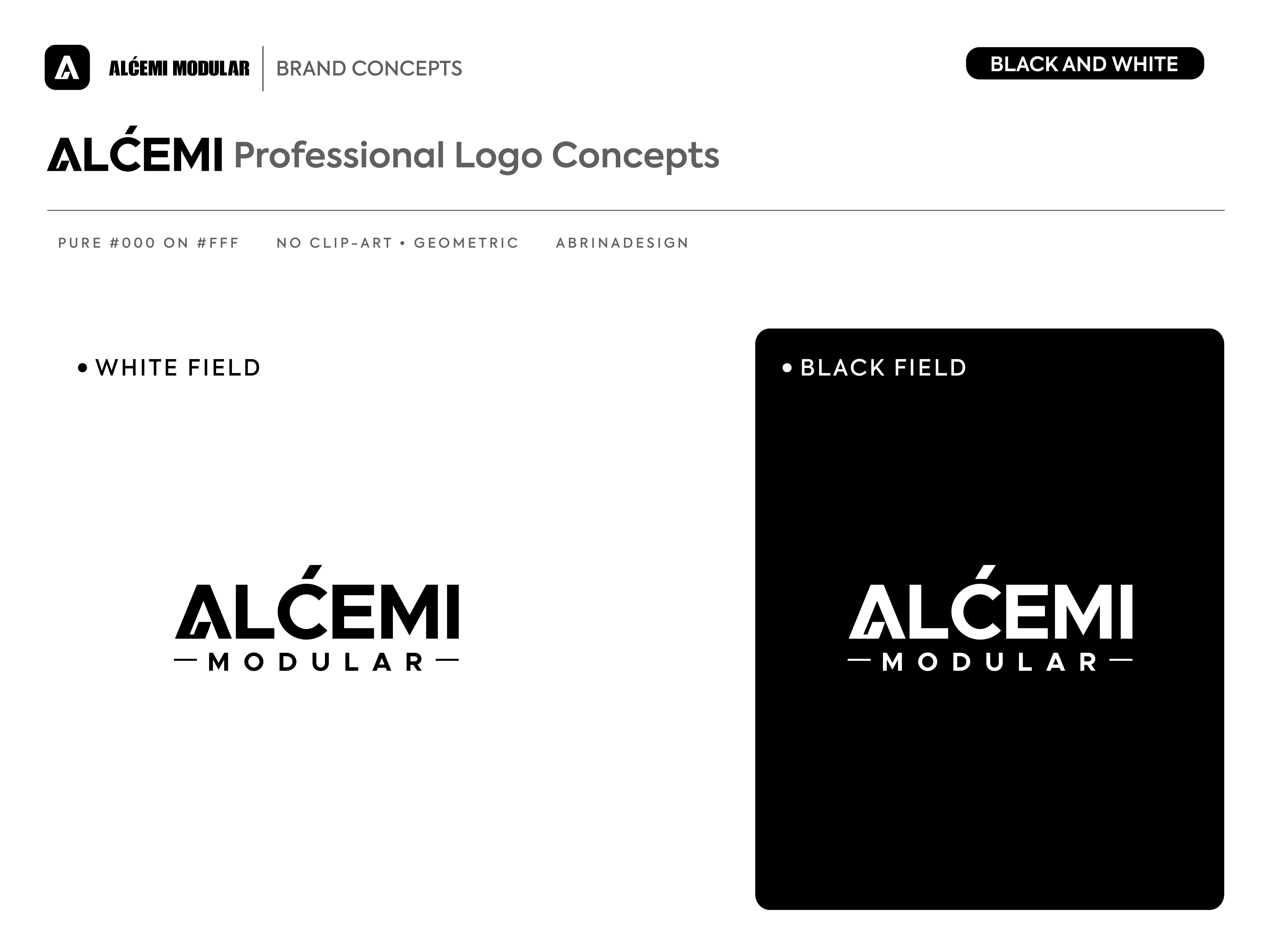 Logo Design by AbrinaDesign for ALCEMI MODULAR | Design #37724390
