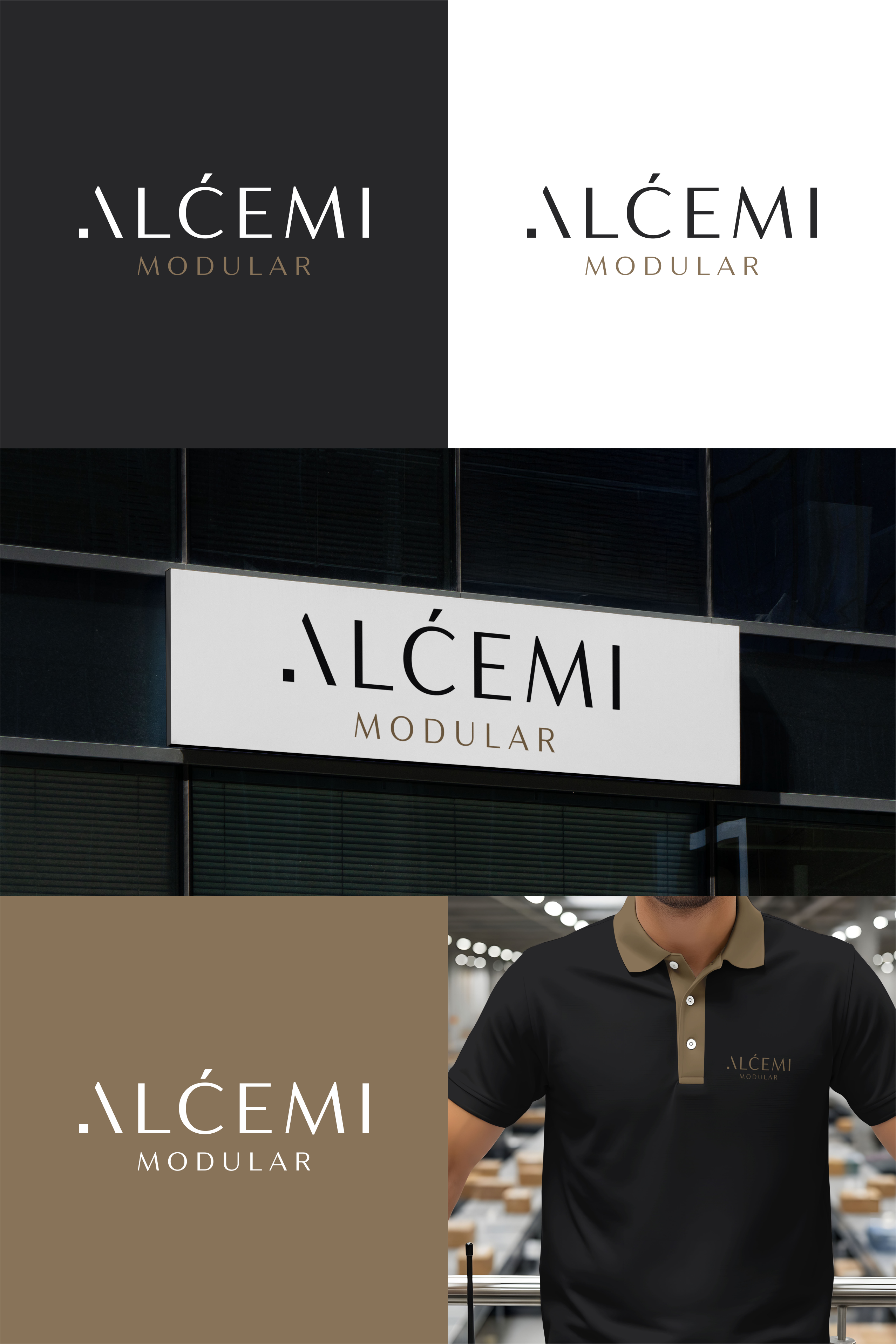 Logo Design by melzh for ALCEMI MODULAR | Design #37724578