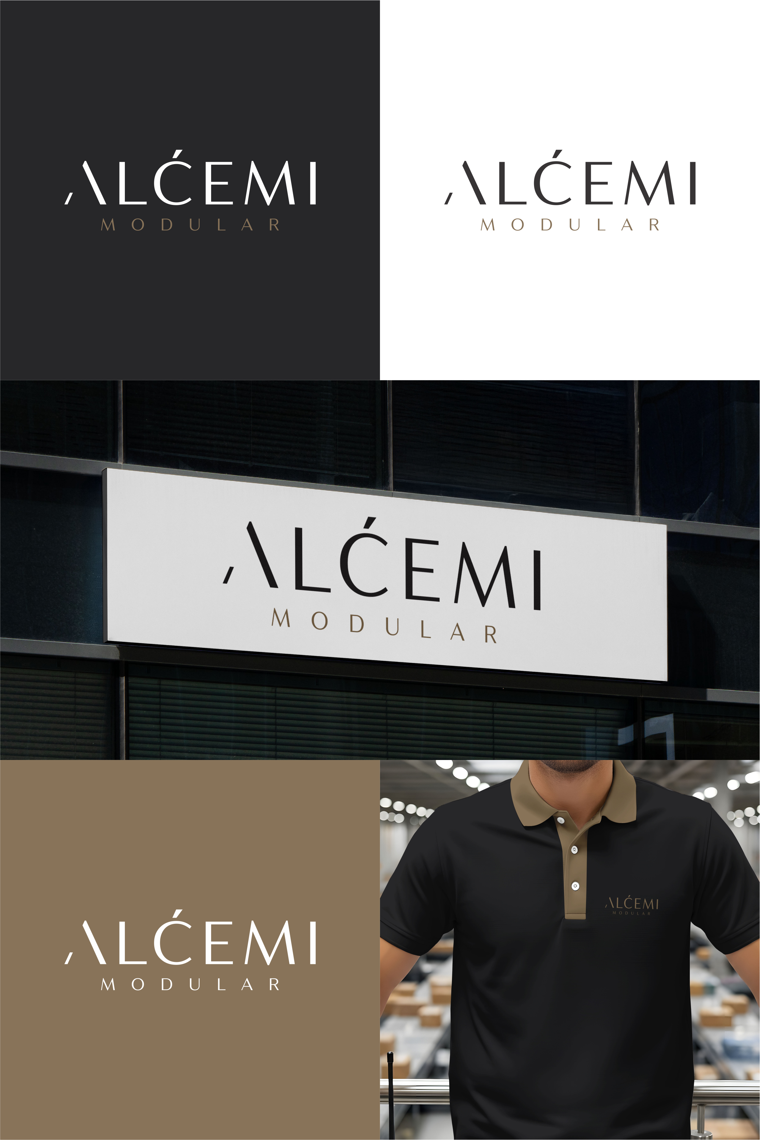 Logo Design by melzh for ALCEMI MODULAR | Design #37724604