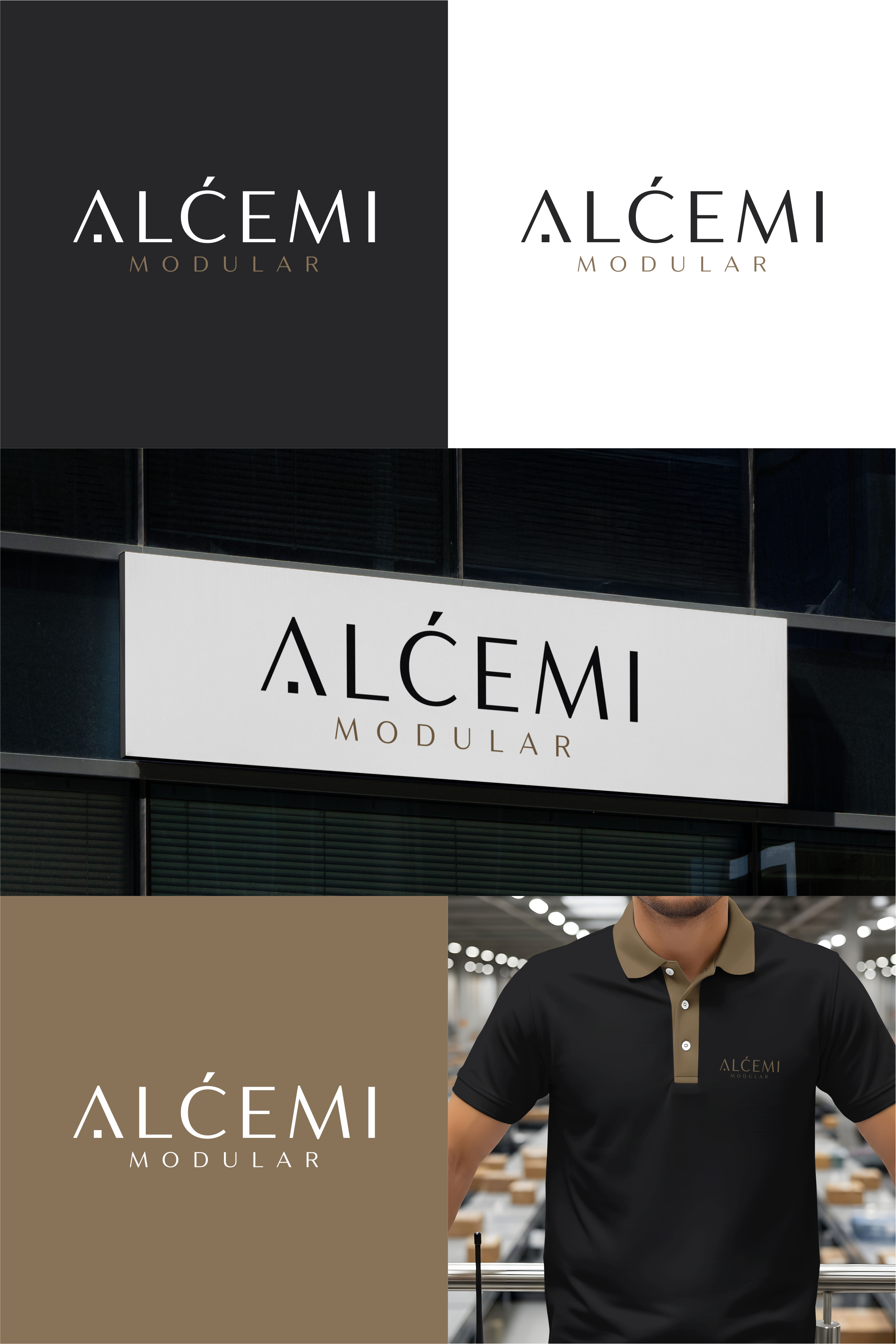 Logo Design by melzh for ALCEMI MODULAR | Design #37724615