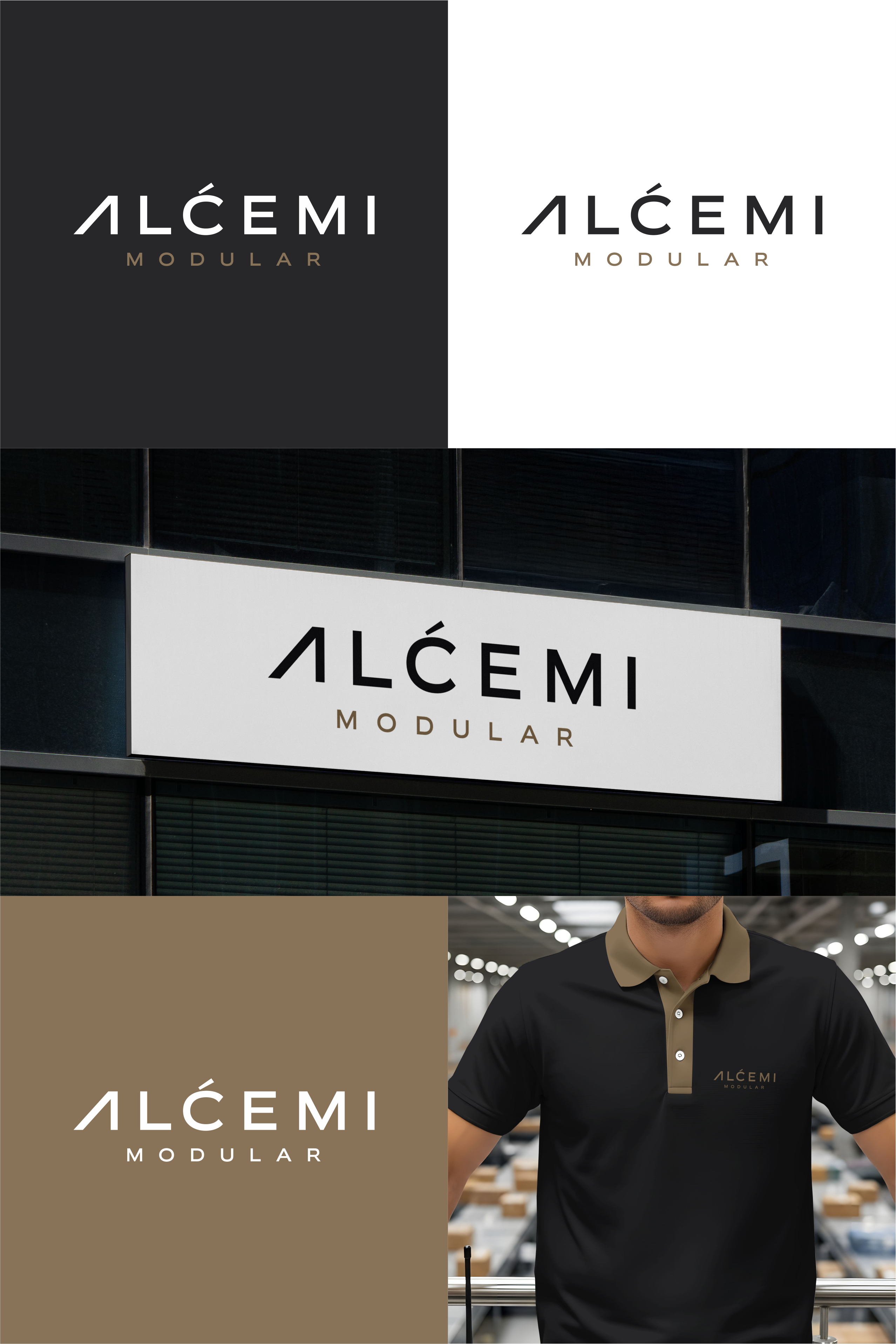 Logo Design by melzh for ALCEMI MODULAR | Design #37724761