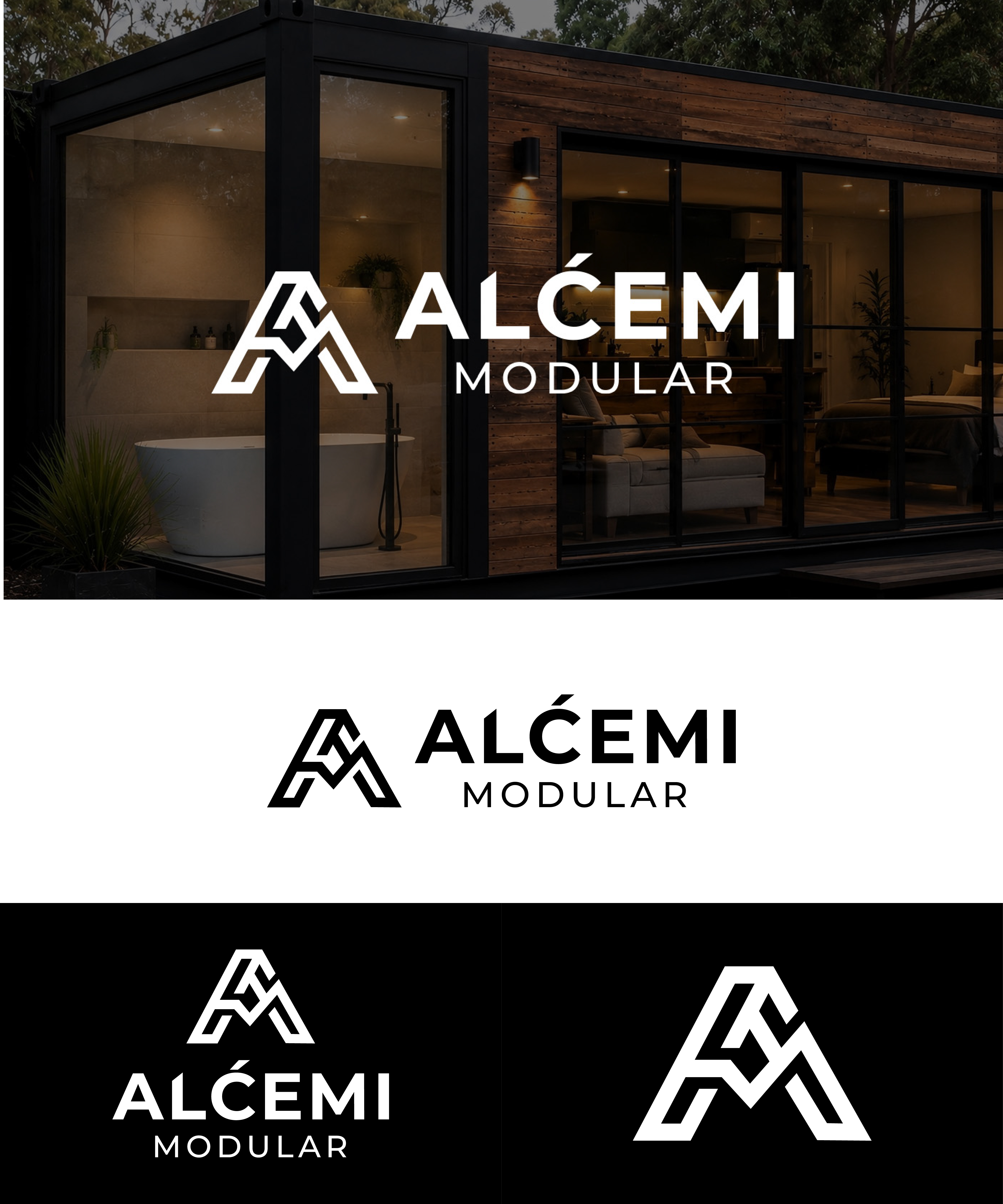 Logo Design by ABUBAKAR GRAPHICS for ALCEMI MODULAR | Design #37728233