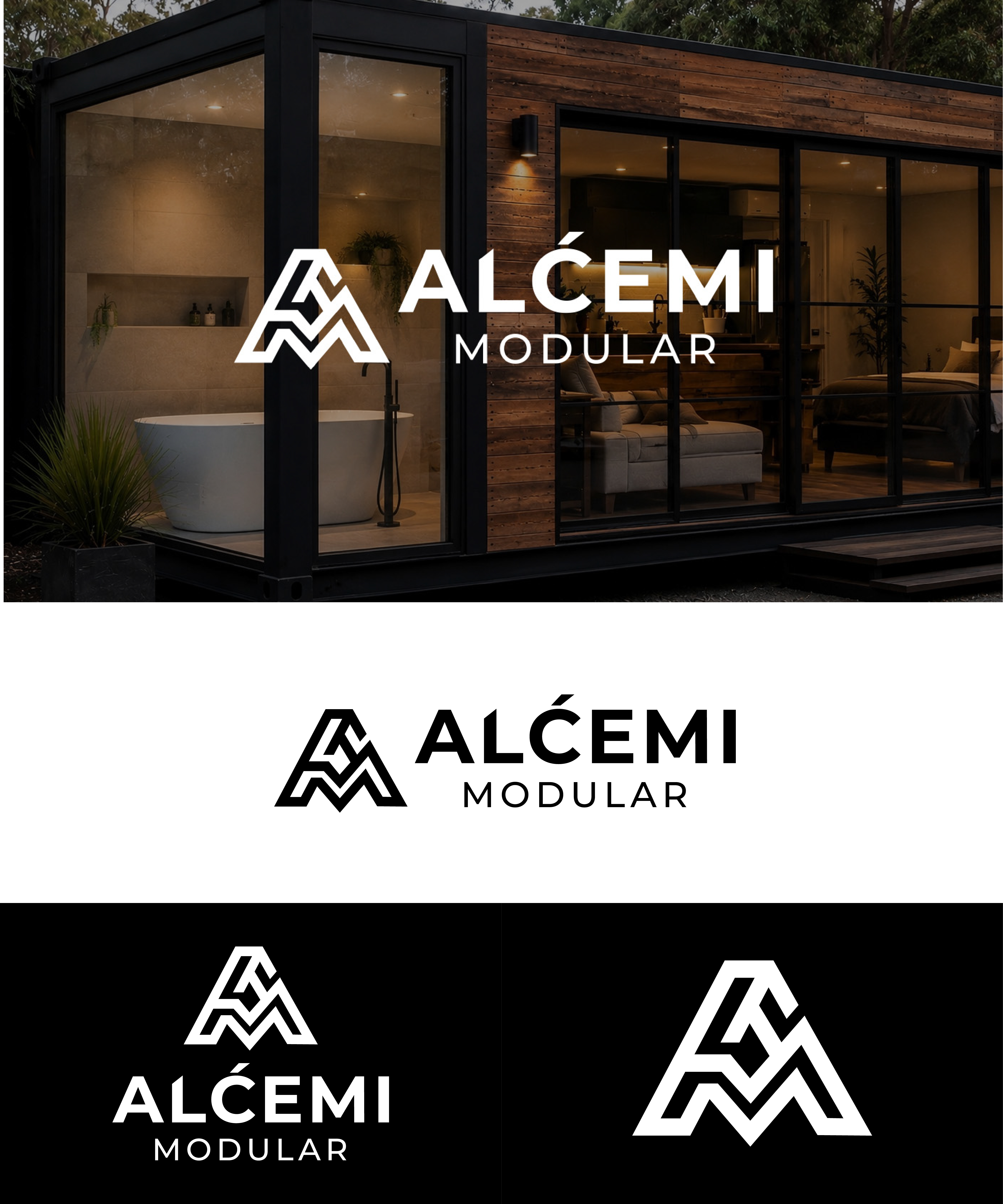 Logo Design by ABUBAKAR GRAPHICS for ALCEMI MODULAR | Design #37731734