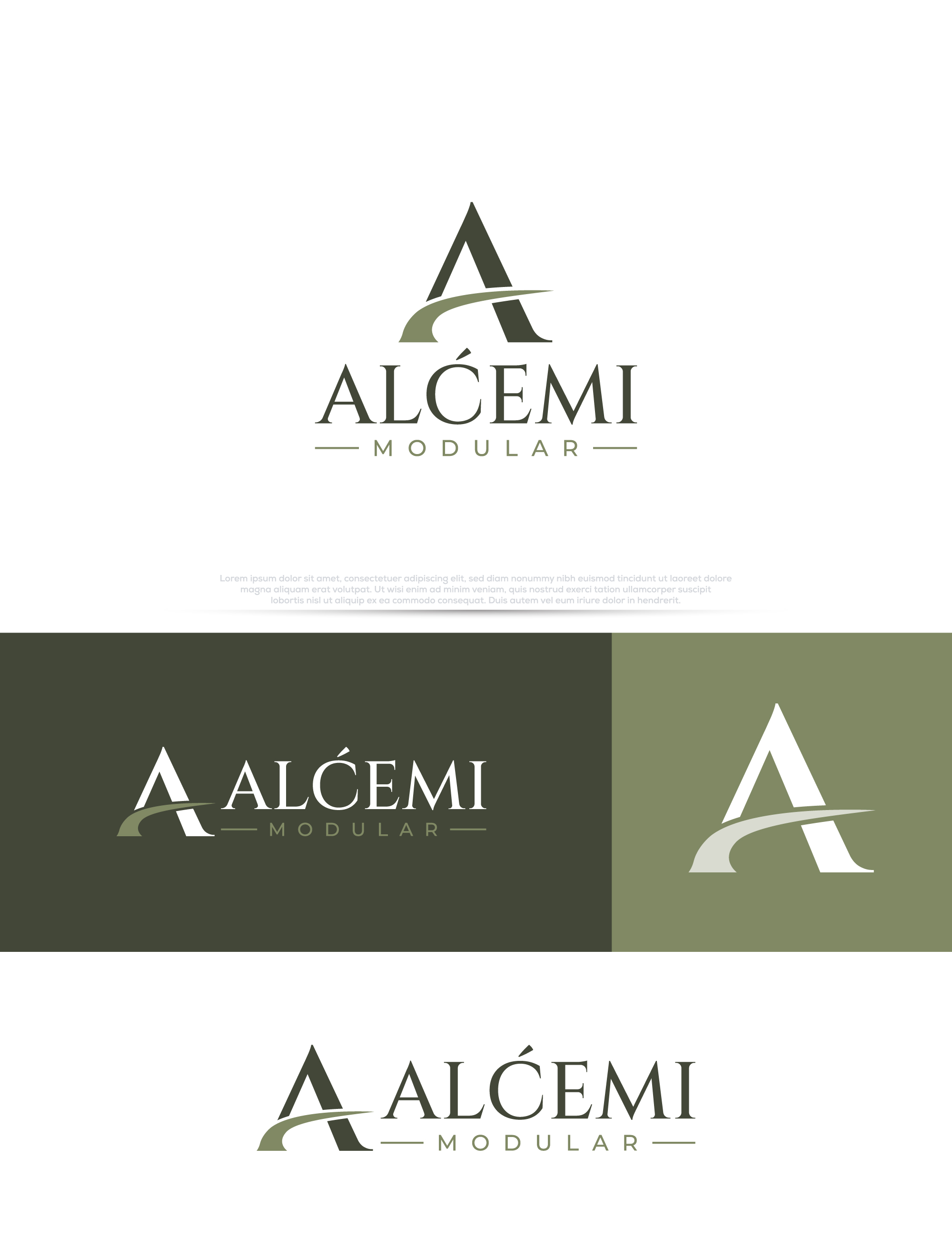 Logo Design by InkPilot_Studio™ for ALCEMI MODULAR | Design #37736595