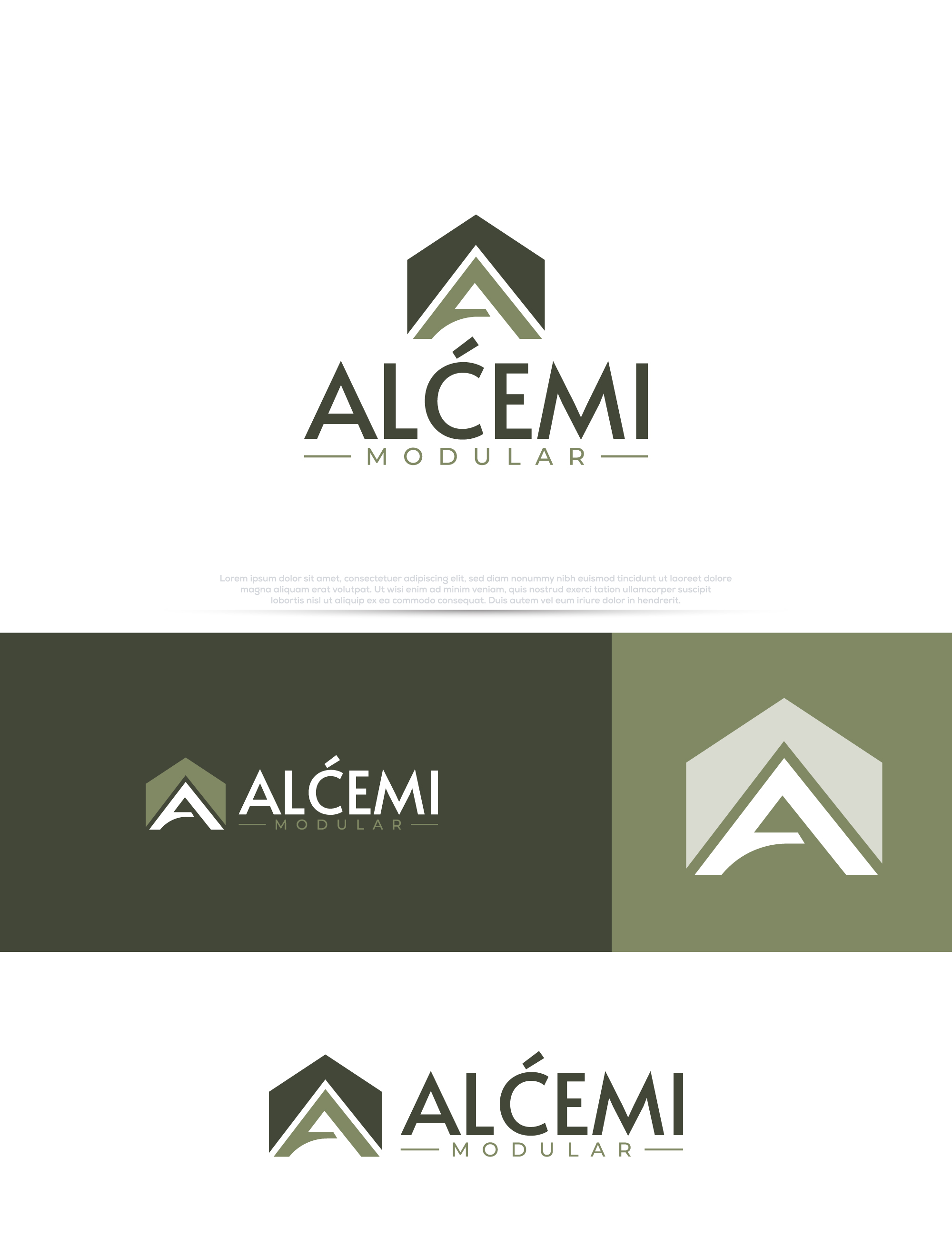 Logo Design by InkPilot_Studio™ for ALCEMI MODULAR | Design #37736599