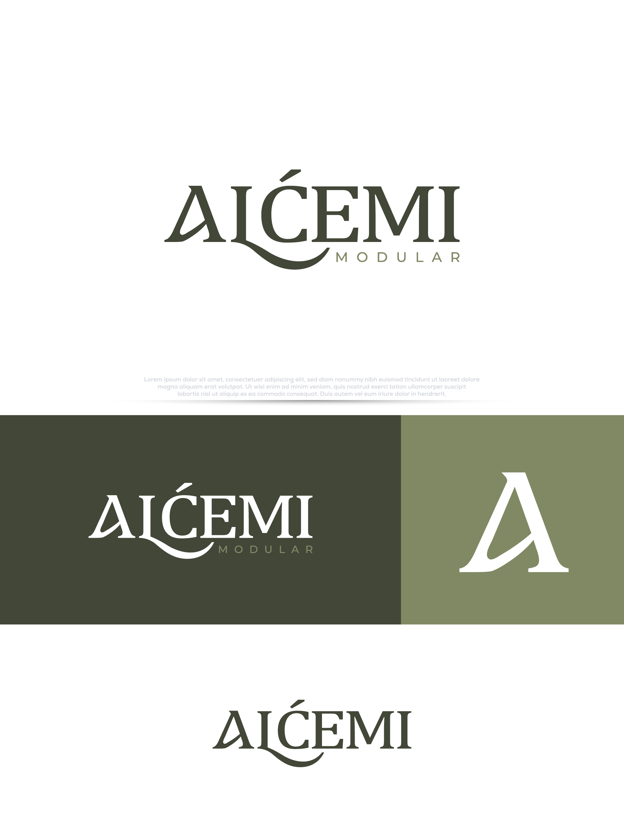 Logo Design by InkPilot_Studio™ for ALCEMI MODULAR | Design #37736603