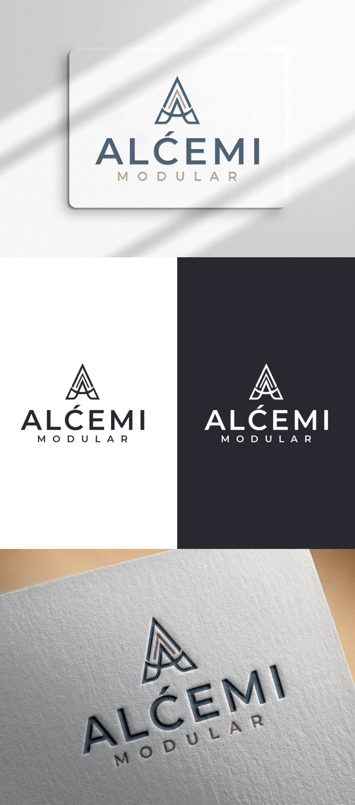 Logo Design by SANJU1 for ALCEMI MODULAR | Design #37730676
