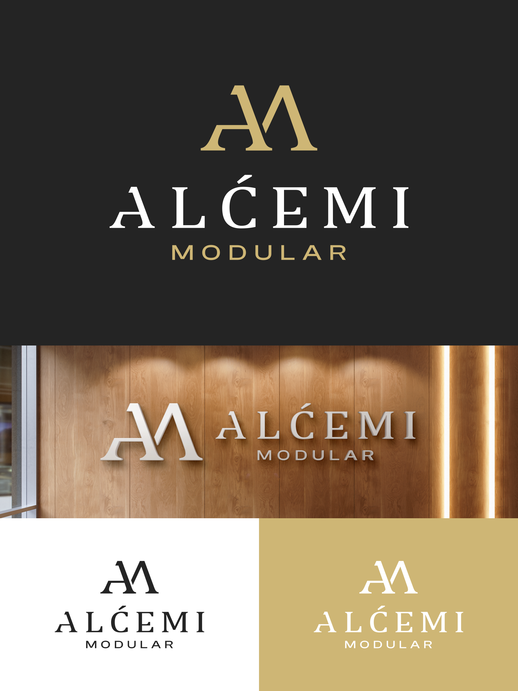 Logo Design by Flint Design for ALCEMI MODULAR | Design #37741720