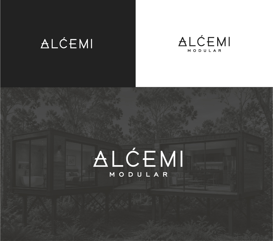 Logo Design by Birdcage for ALCEMI MODULAR | Design #37737113