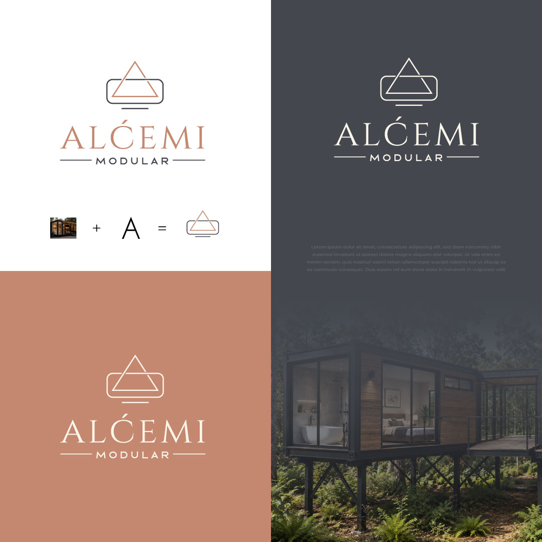 Logo Design by Timefortheweb for ALCEMI MODULAR | Design #37729476