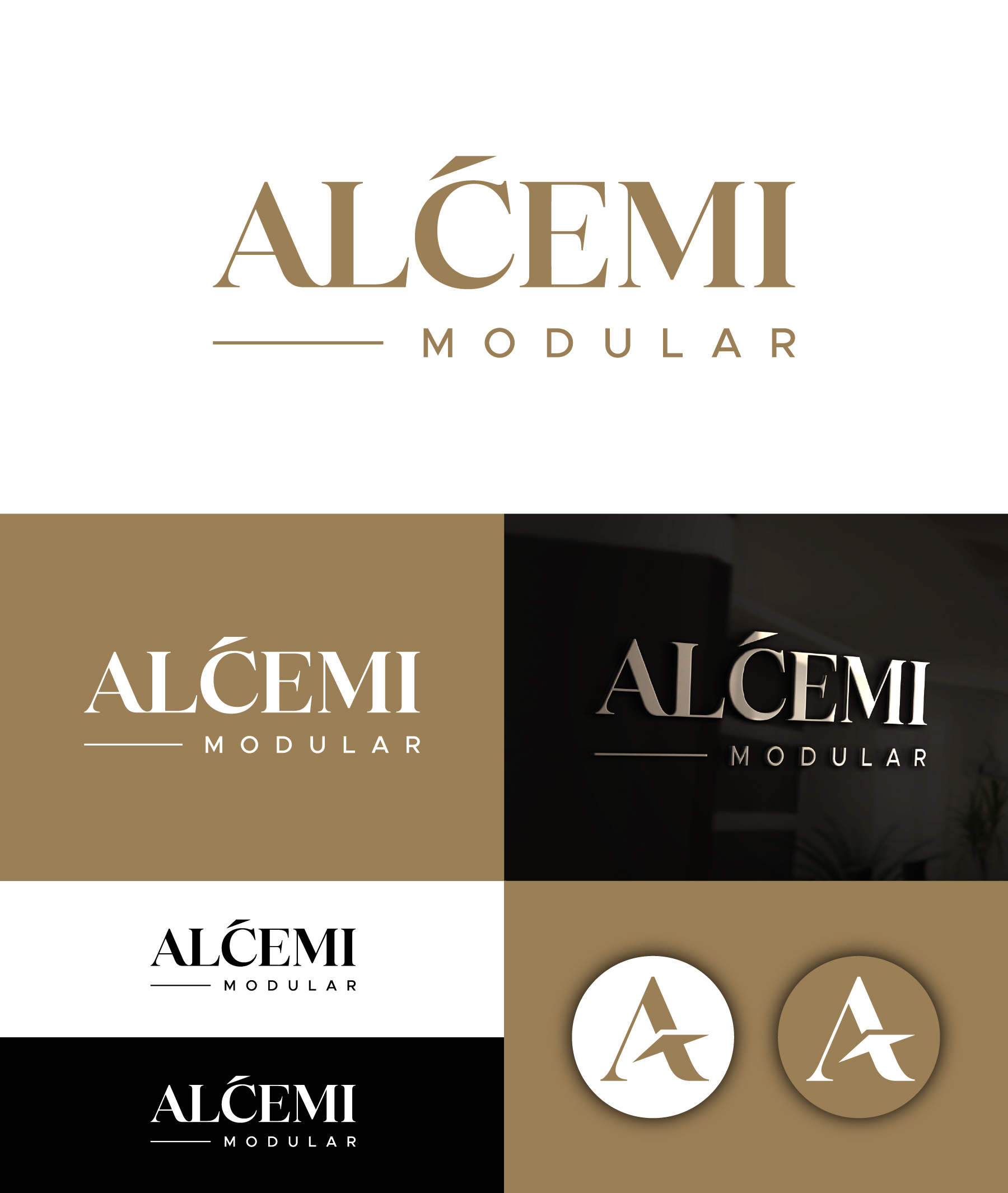 Logo Design by debdesign for ALCEMI MODULAR | Design #37729413