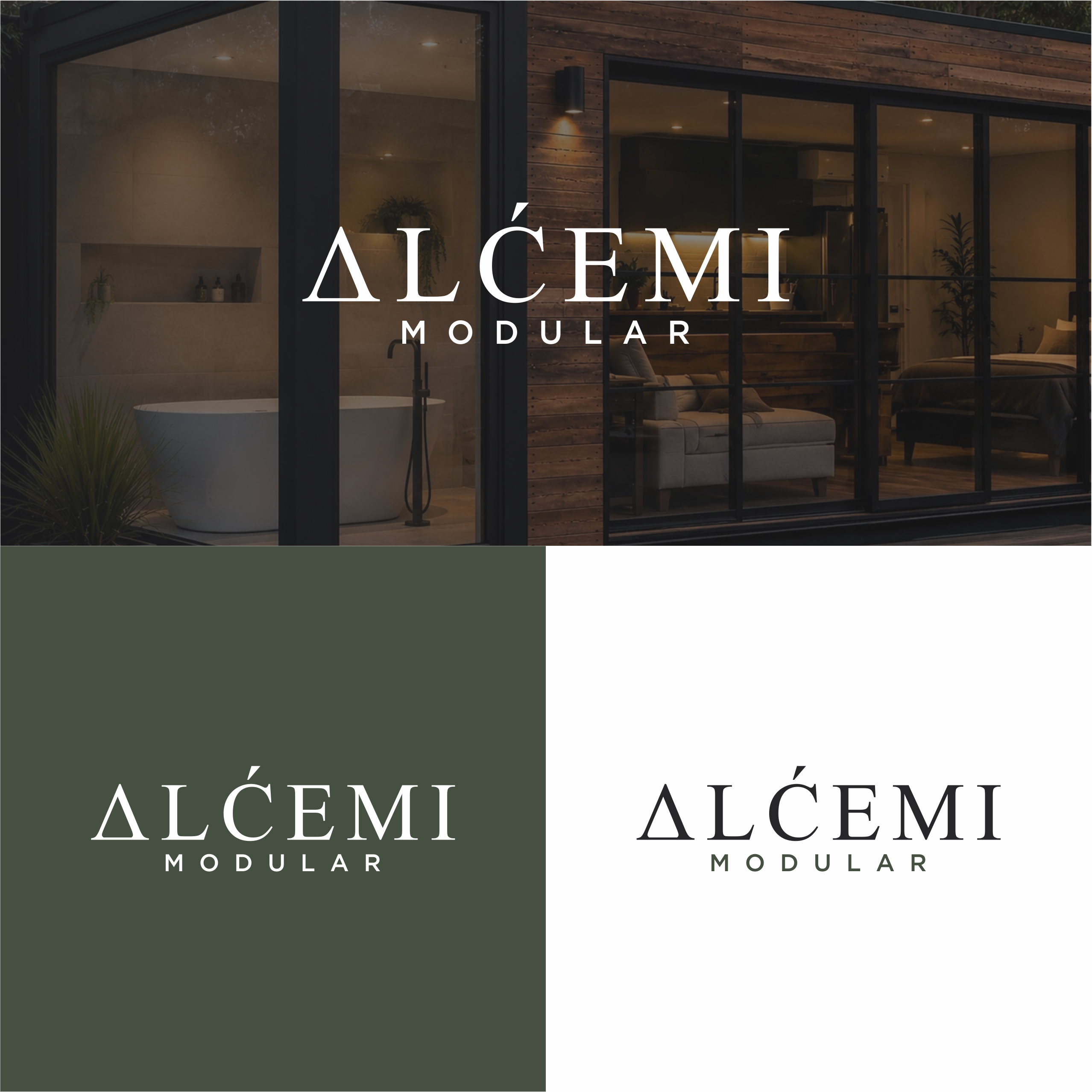 Logo Design by achil78 for ALCEMI MODULAR | Design #37728926