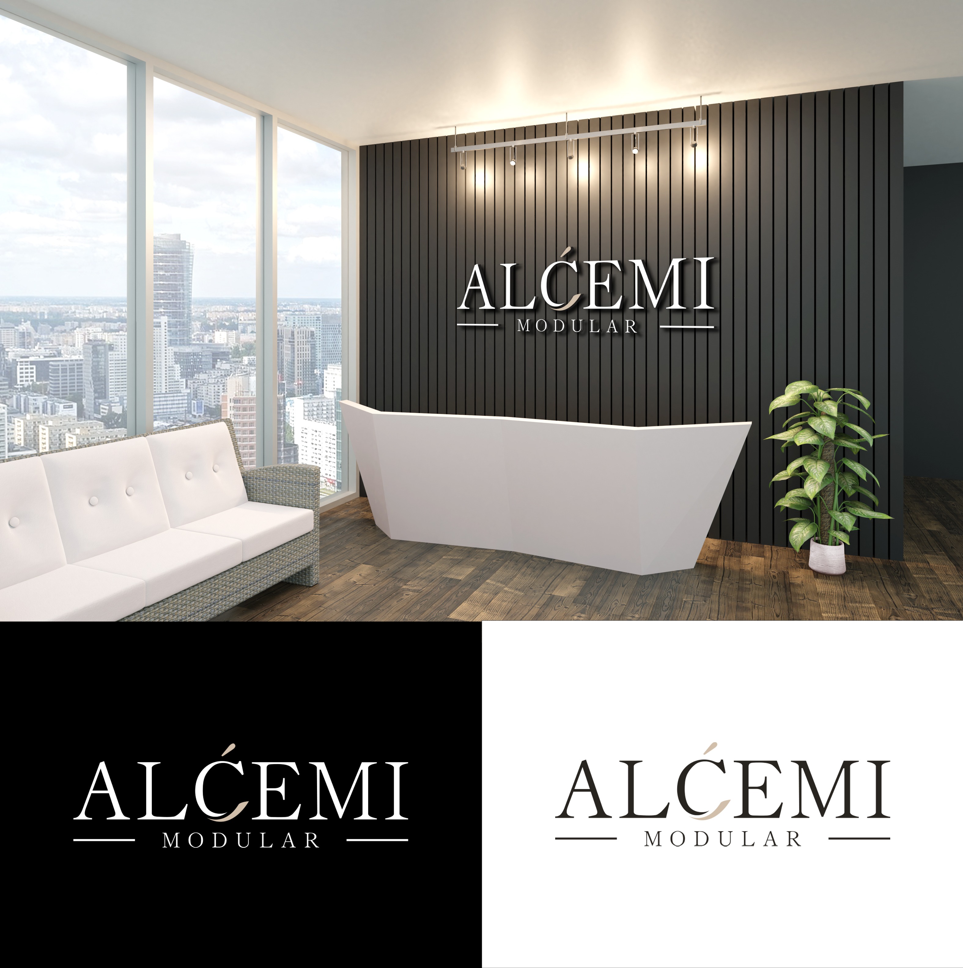 Logo Design by Impressive Designs for ALCEMI MODULAR | Design #37726100