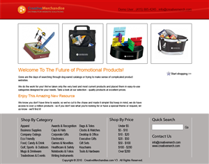 Web Design by Mariana Yonamine for Creative Merchandise | Design: #74964