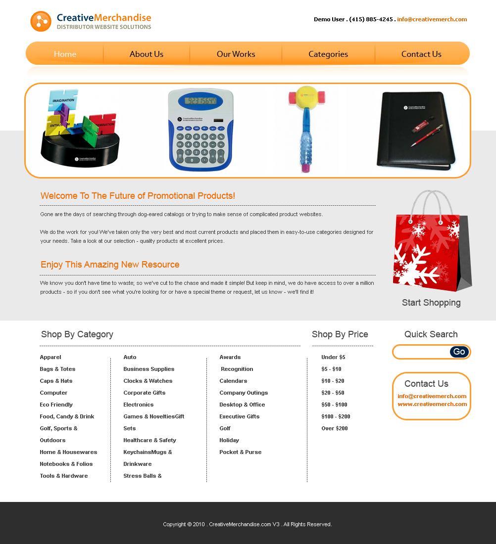 Web Design by Expert Designer for Creative Merchandise | Design #71521