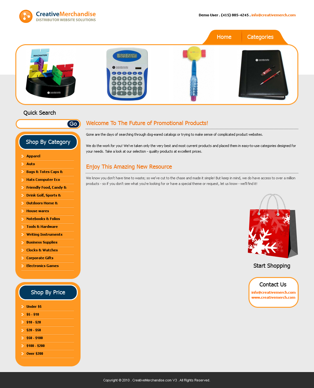 Web Design by Expert Designer for Creative Merchandise | Design #72873