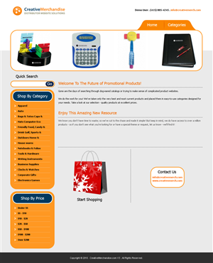 Web Design by Expert Designer for Creative Merchandise | Design: #72874