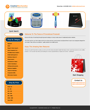 Web Design by Expert Designer for Creative Merchandise | Design: #72876