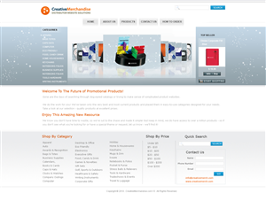 Web Design by Parag Thakur for Creative Merchandise | Design: #70014