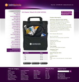 Web Design by Sky Ram for Creative Merchandise | Design: #72753