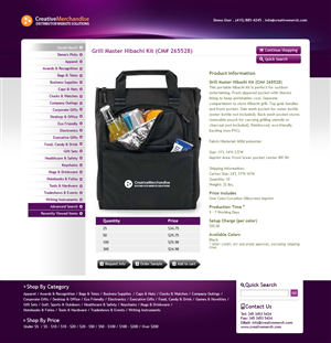 Web Design by Sky Ram for Creative Merchandise | Design: #72849