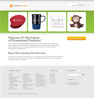 Web Design by Two heads for Creative Merchandise | Design: #72025