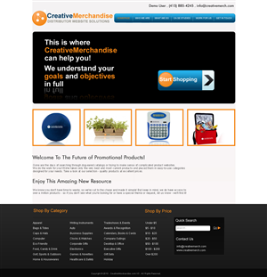 Web Design by LogoDesigns.ae for Creative Merchandise | Design: #71371