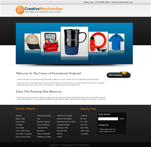 Web Design by LogoDesigns.ae for Creative Merchandise | Design #72734