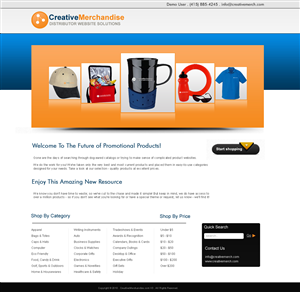 Web Design by LogoDesigns.ae for Creative Merchandise | Design: #72745