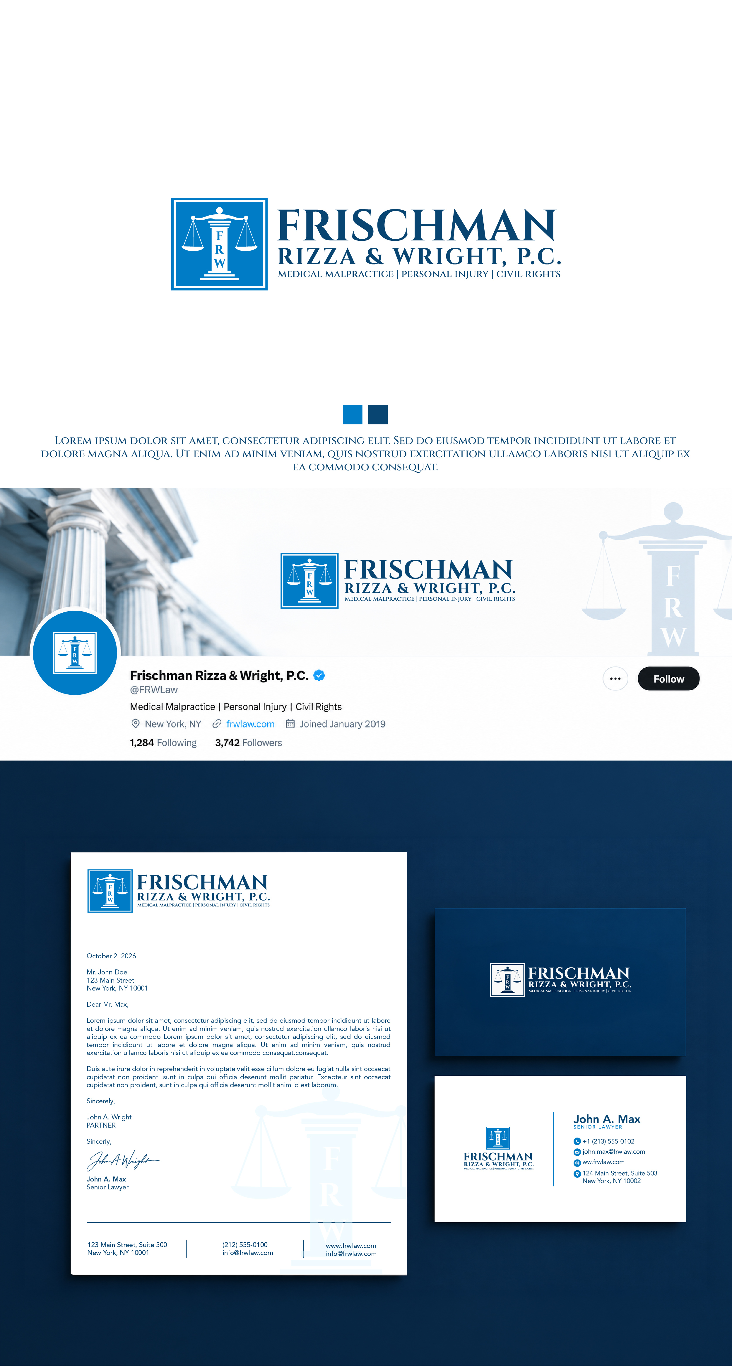 Logo Design by THE DESIGN MAN for O'BRIEN COLEMAN & WRIGHT, LLC | Design #37735575