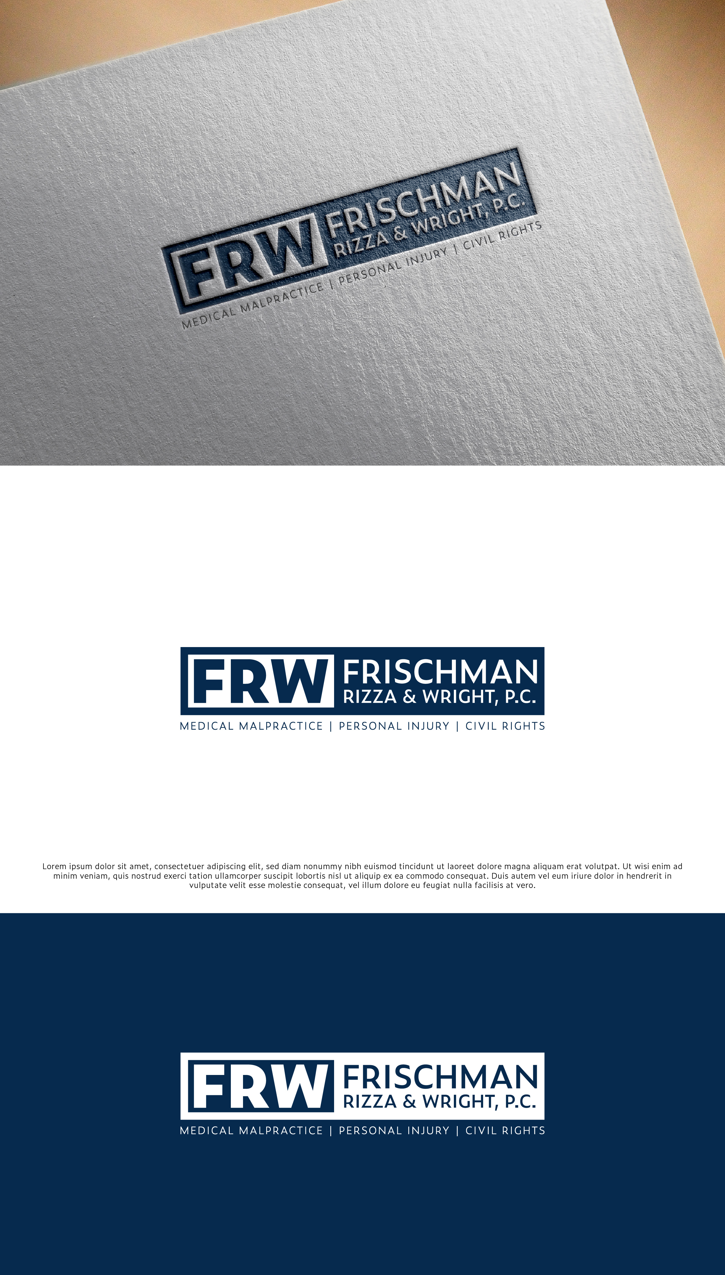 Logo Design by THE DESIGN MAN for O'BRIEN COLEMAN & WRIGHT, LLC | Design #37754821