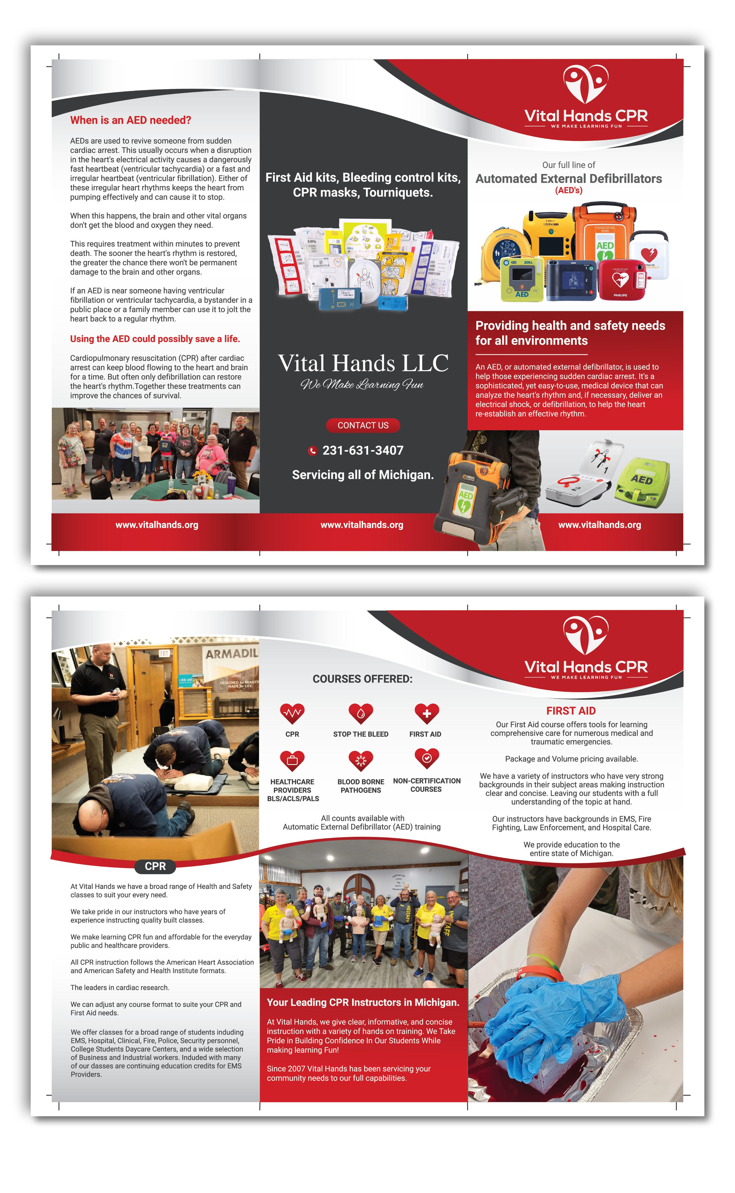 Flyer Design by AnninWonderland for Vital Hands LLC | Design #37738689
