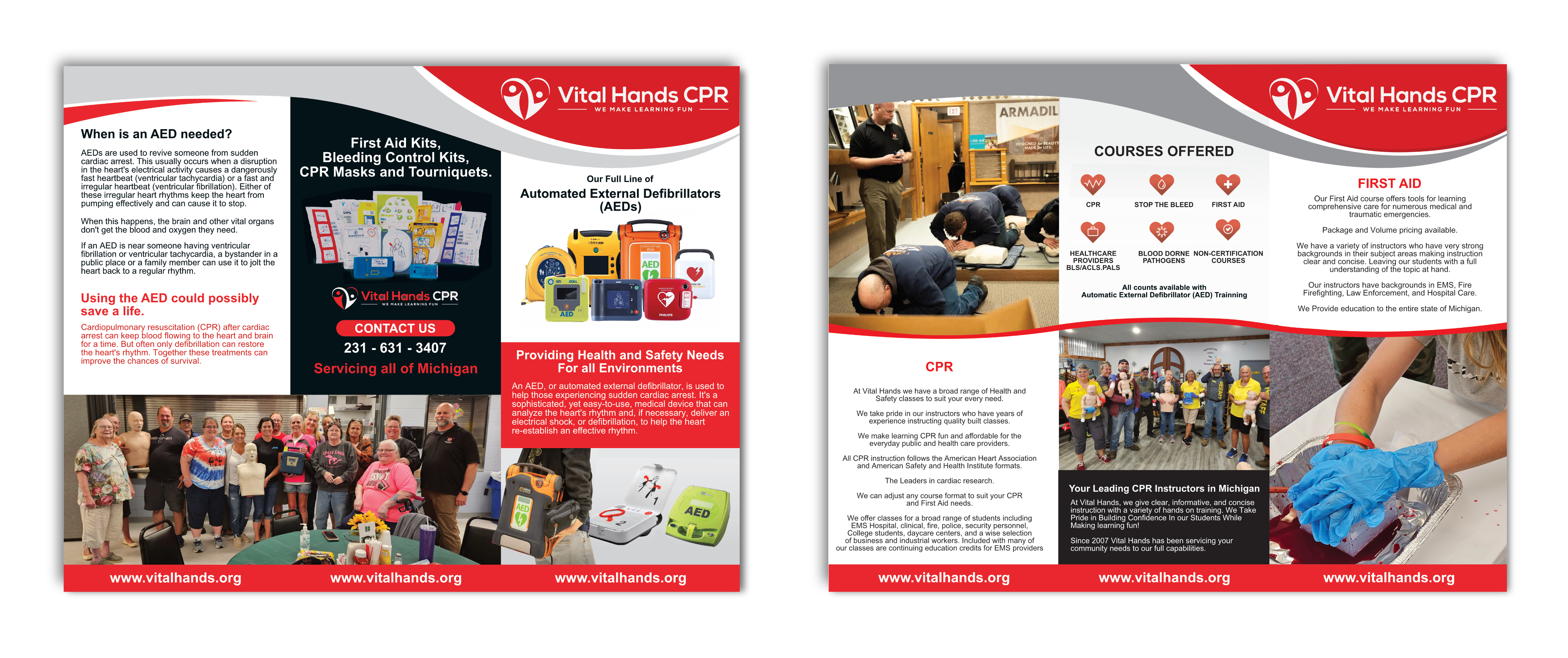 Flyer Design by AnninWonderland for Vital Hands LLC | Design #37739218