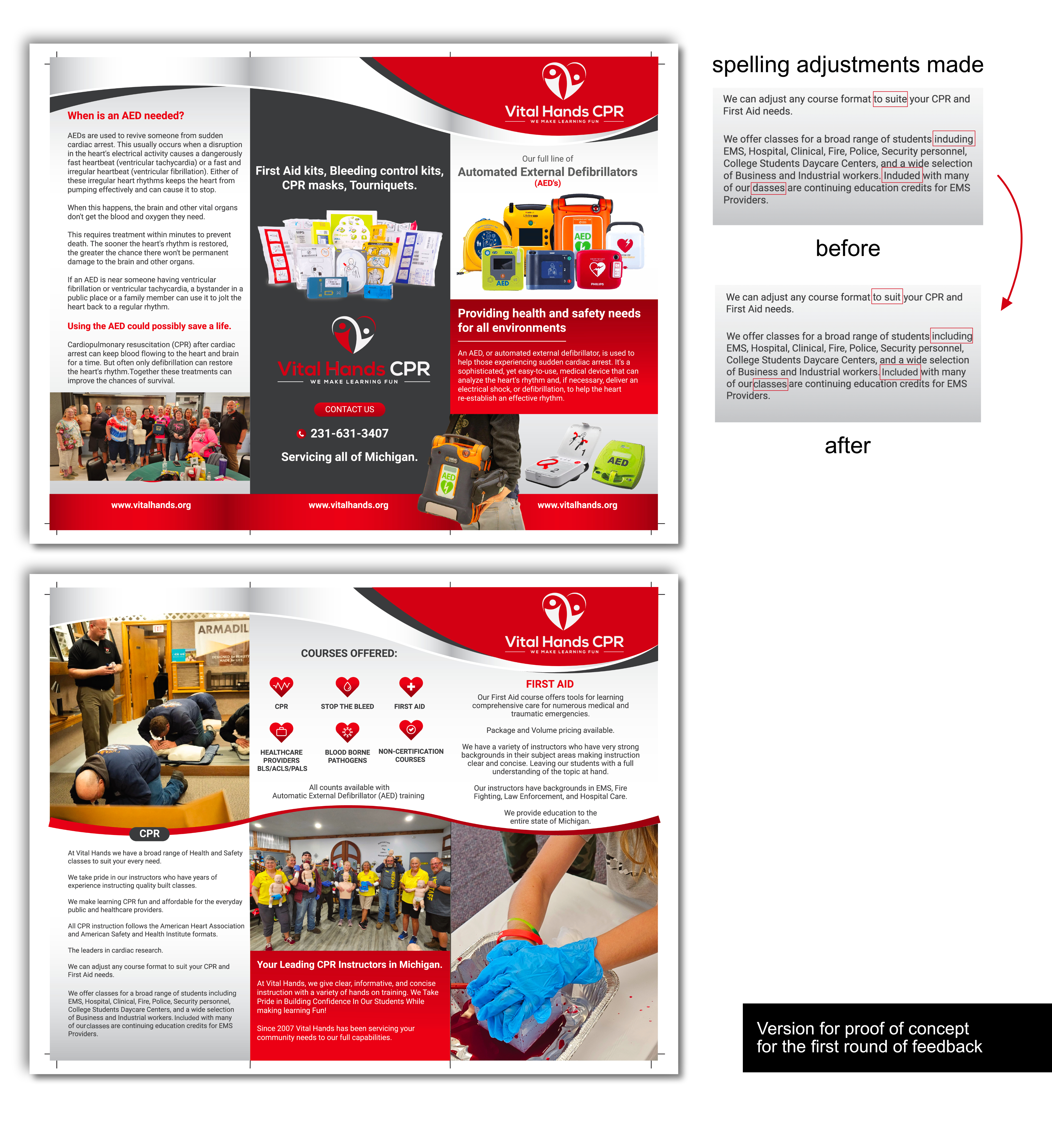 Flyer Design by AnninWonderland for Vital Hands LLC | Design #37741068