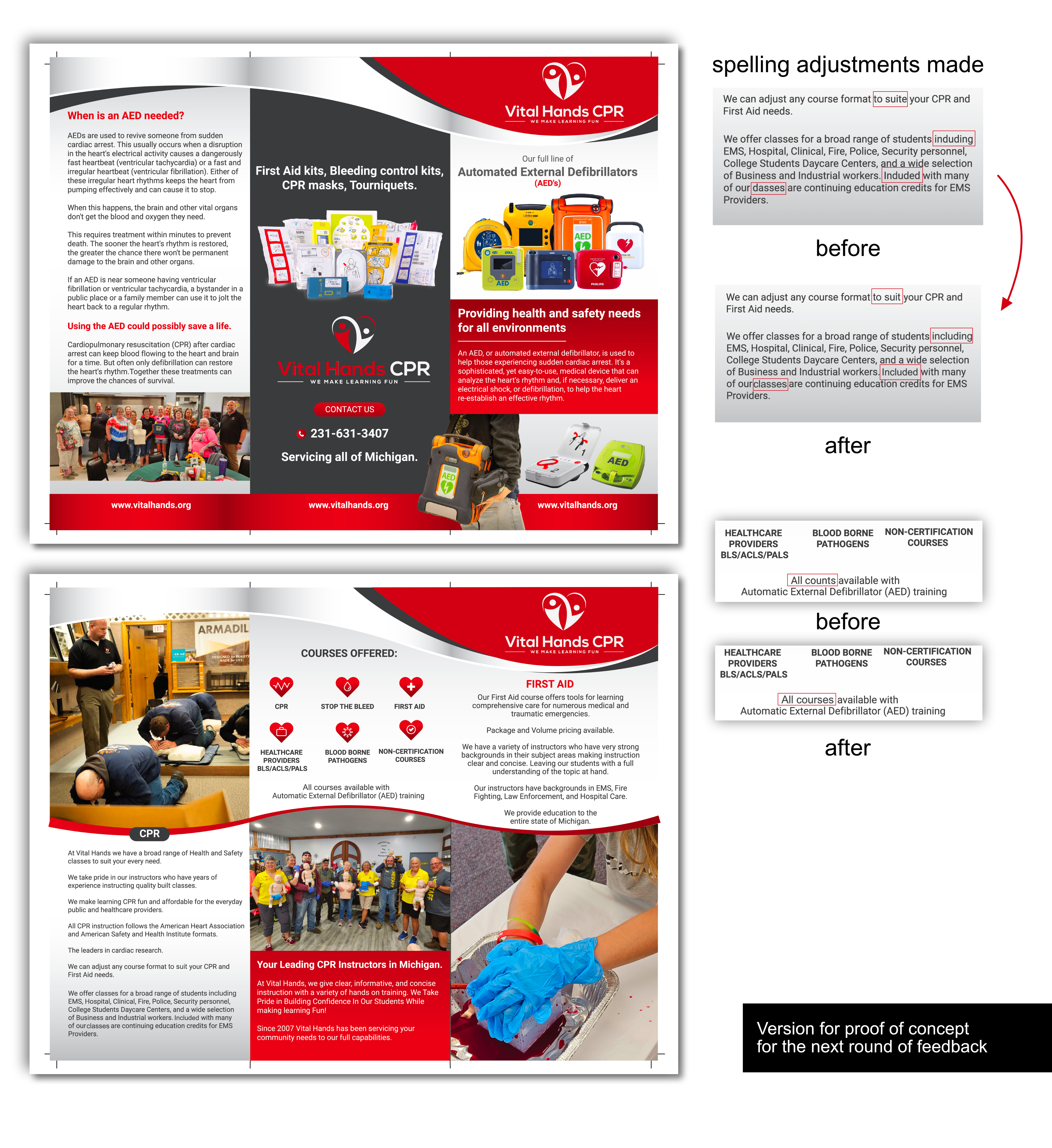 Flyer Design by AnninWonderland for Vital Hands LLC | Design #37748317