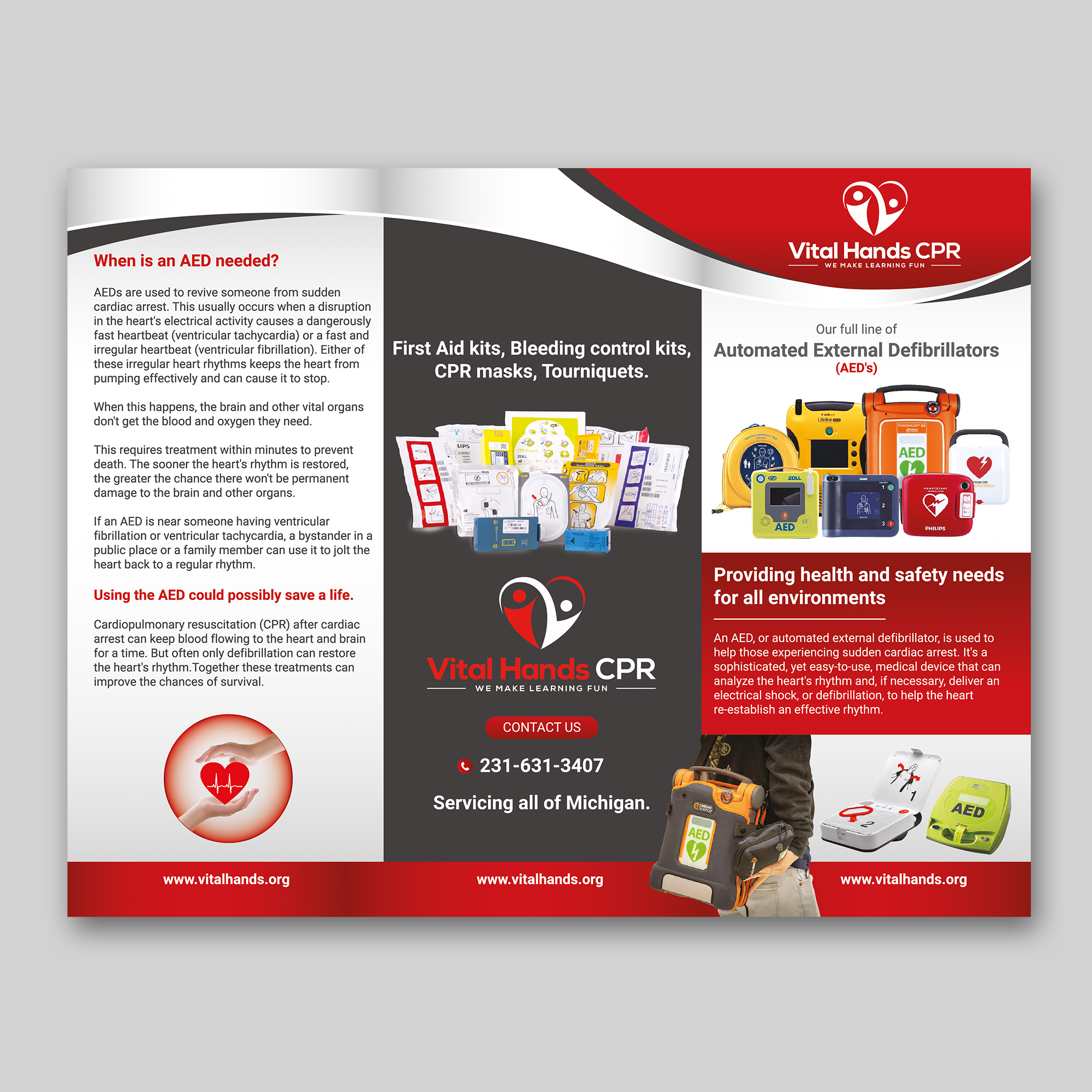 Flyer Design by WellDesign for Vital Hands LLC | Design #37738677