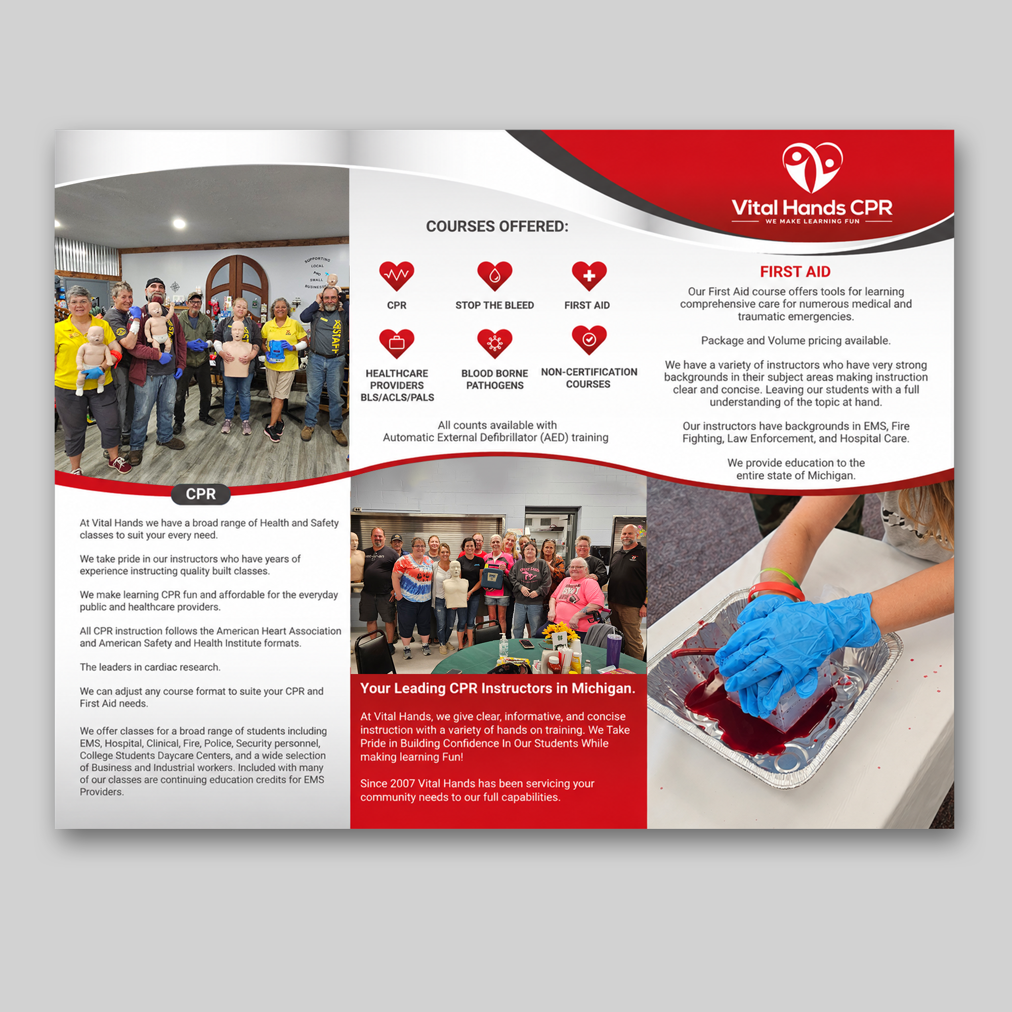 Flyer Design by WellDesign for Vital Hands LLC | Design #37738678